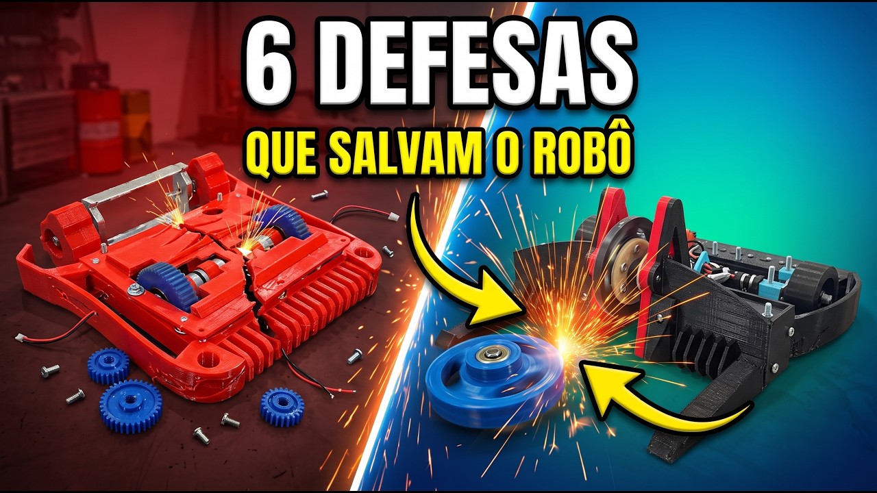 6 Defesas Que Salvam um Robô de Combate (e Contra Que Armas)